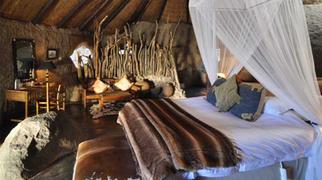 Room at Camp Amalinda, Zimbabwe