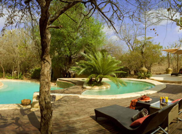 Swimming pool at Ulusaba Safari Lodge