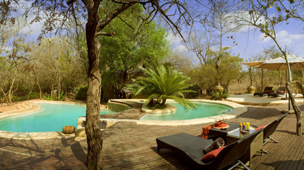Swimming pool at Ulusaba Safari Lodge