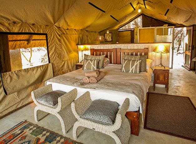 Deluxe Tents at The Hide Safari Camp