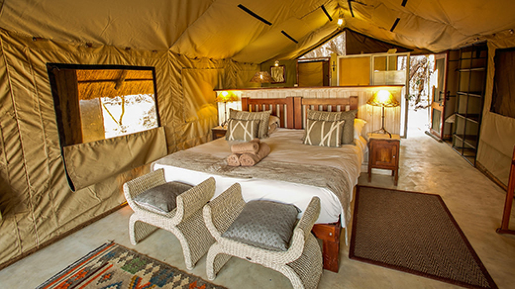 Deluxe Tents at The Hide Safari Camp