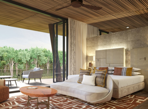 We are delighted to welcome you to our brand-new jungle sanctuary, now the second One&Only resort in beautiful Rwanda. Cushioned in the foothills of the Virunga Volcano Range, wrapped in fragrant Eucalyptus forest, One&Only Gorilla’s Nest makes the magical possible as you enjoy a once-in-a-lifetime personal encounter with rare and majestic mountain gorillas, roaming free in their own natural habitat. With exceptional dining and selected beverages included in your stay, plus two signature resort experiences daily, prepare to feel immersed in the rare magic of Virunga in Rwanda.
