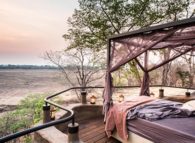 Puku Ridge Camp is in a remote part of the South Luangwa National Park, overlooking a wildlife-rich lagoon where there is seemingly always something to see.