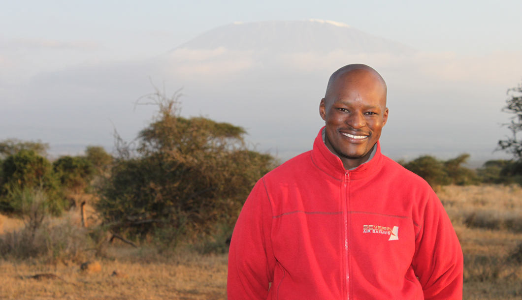 Safari guide in Kenya