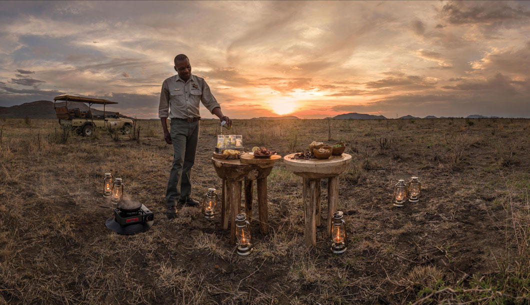 Bush snacks in Madikwe Private Game Reserve