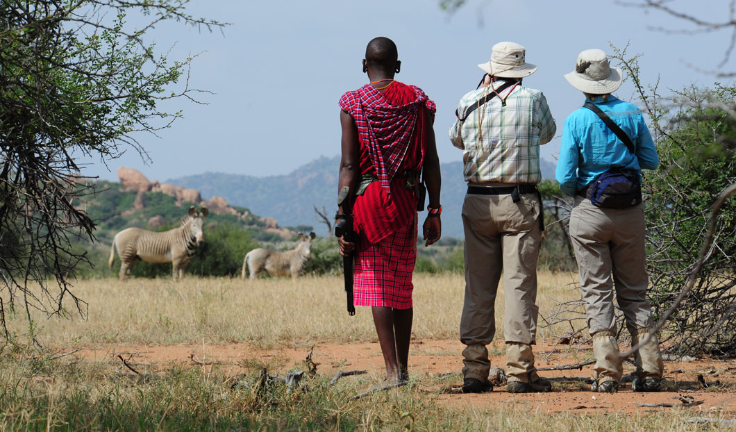 africa on foot walking safari