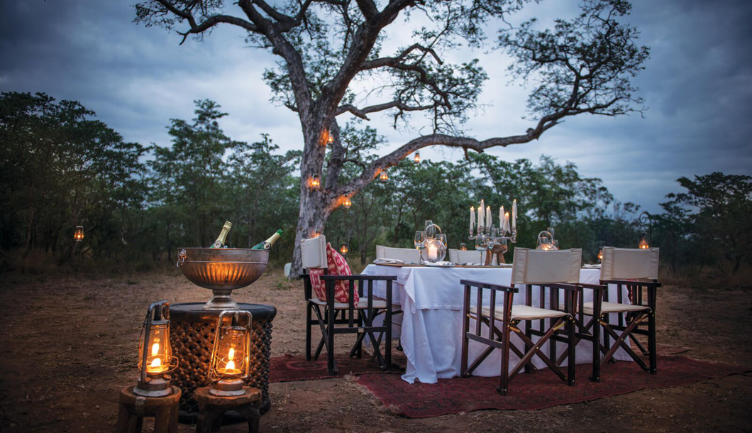 Private Bush Dinner at Dulini Lodge