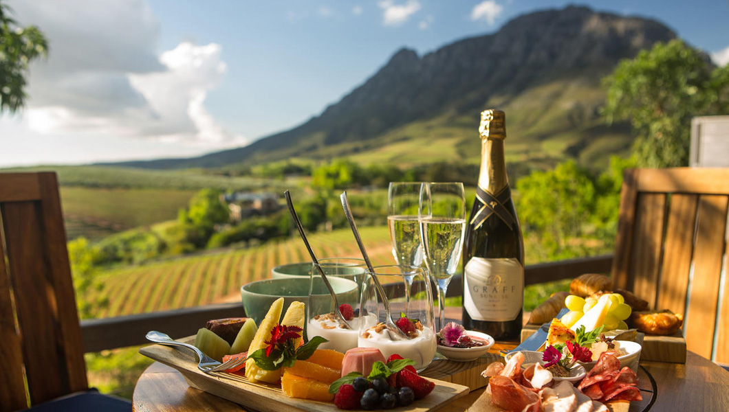 Experience the delectable cuisine and wine in the Cape Winelands