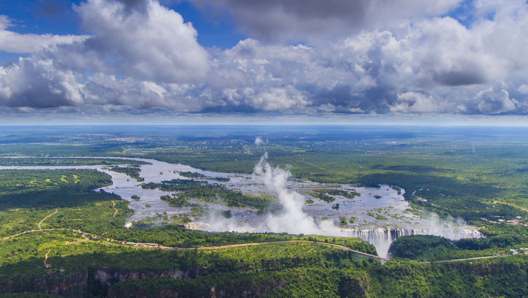 Victoria Falls in March