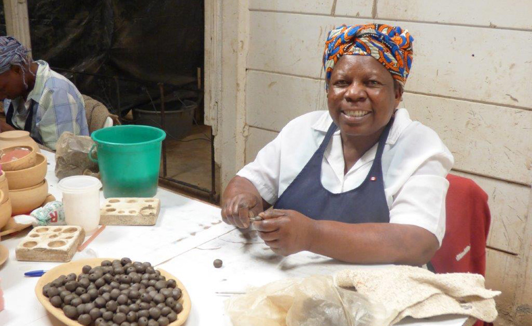 Elizabeth - One of the longest standing staff members at Kazuri