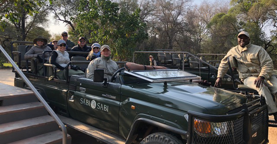 Heading out on a game drive...