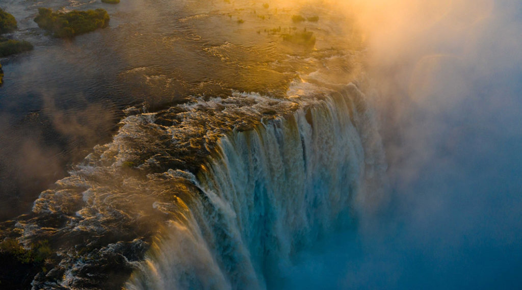 The Victoria Falls In All Its Splendour As It Reaches Its Highest Levels In A Decade