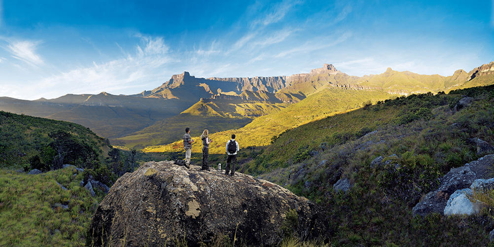 Standing as the highest mountains in South Africa and forming a part of the Great Escarpment that separates the extensive high plateaus of South Africa (think the plains of Kruger National Park) from the low lands along the coast (think Cape Town), the Drakensberg Mountains offer some of the most remarkable hiking spots in Africa. From short day trip rambles to overnight trekking, from easy and hard to fit and unfit, there is a hike within the Drakensberg Mountain range for all adventures. There are superb overnight trips where you can sleep in huts, caves or tents such as the Giants Cup Trail and then there are small day hikes such as the Rainbow Gorge trail where you can ditch the heavy backpack and simply take in the magic of the Drakensberg. Breathtaking scenery filled with rivers, waterfalls, rock paintings, gorges and so much more awaits all visitors to the mountains, no matter what walk you'll be doing or where in the berg you're visiting. An easy addition to any South African itinerary to up the adventure antics.